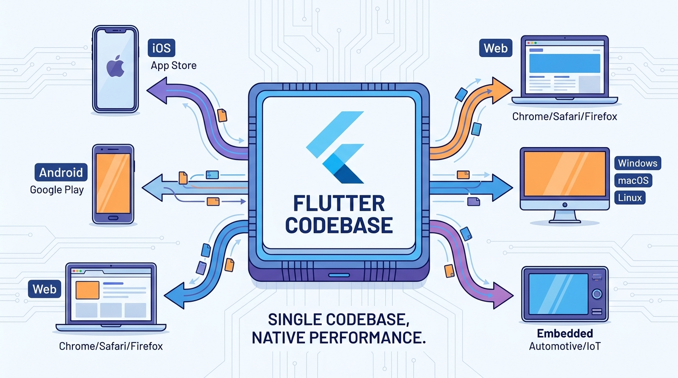 Kenapa Flutter Jadi Pilihan Utama Para Developer Saat Ini? — ilustrasi artikel