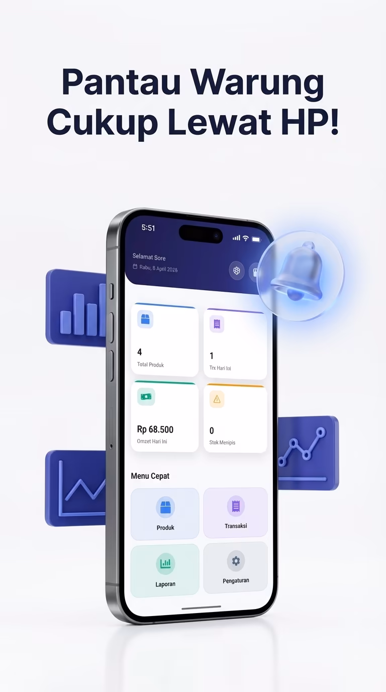 Warung Digital – Digital Grocery Store Management Application screenshot 1 - Dimas Febriyanto Portfolio