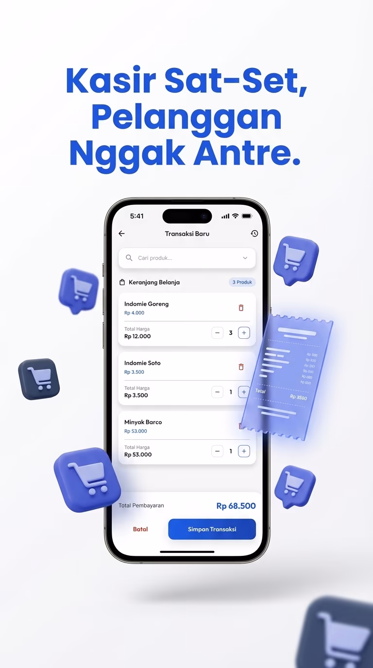 Warung Digital – Digital Grocery Store Management Application screenshot 2 - Dimas Febriyanto Portfolio