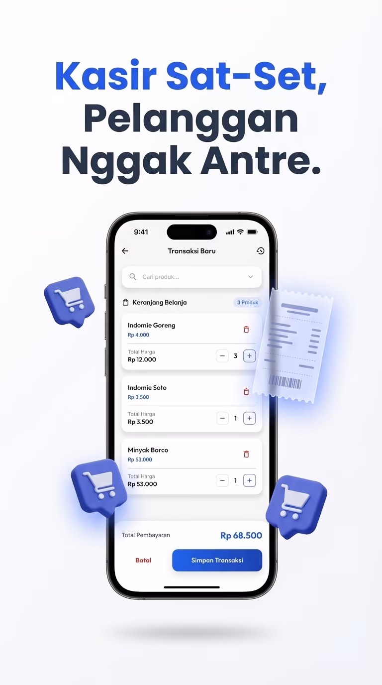 Warung Digital – Digital Grocery Store Management Application screenshot 3 - Dimas Febriyanto Portfolio
