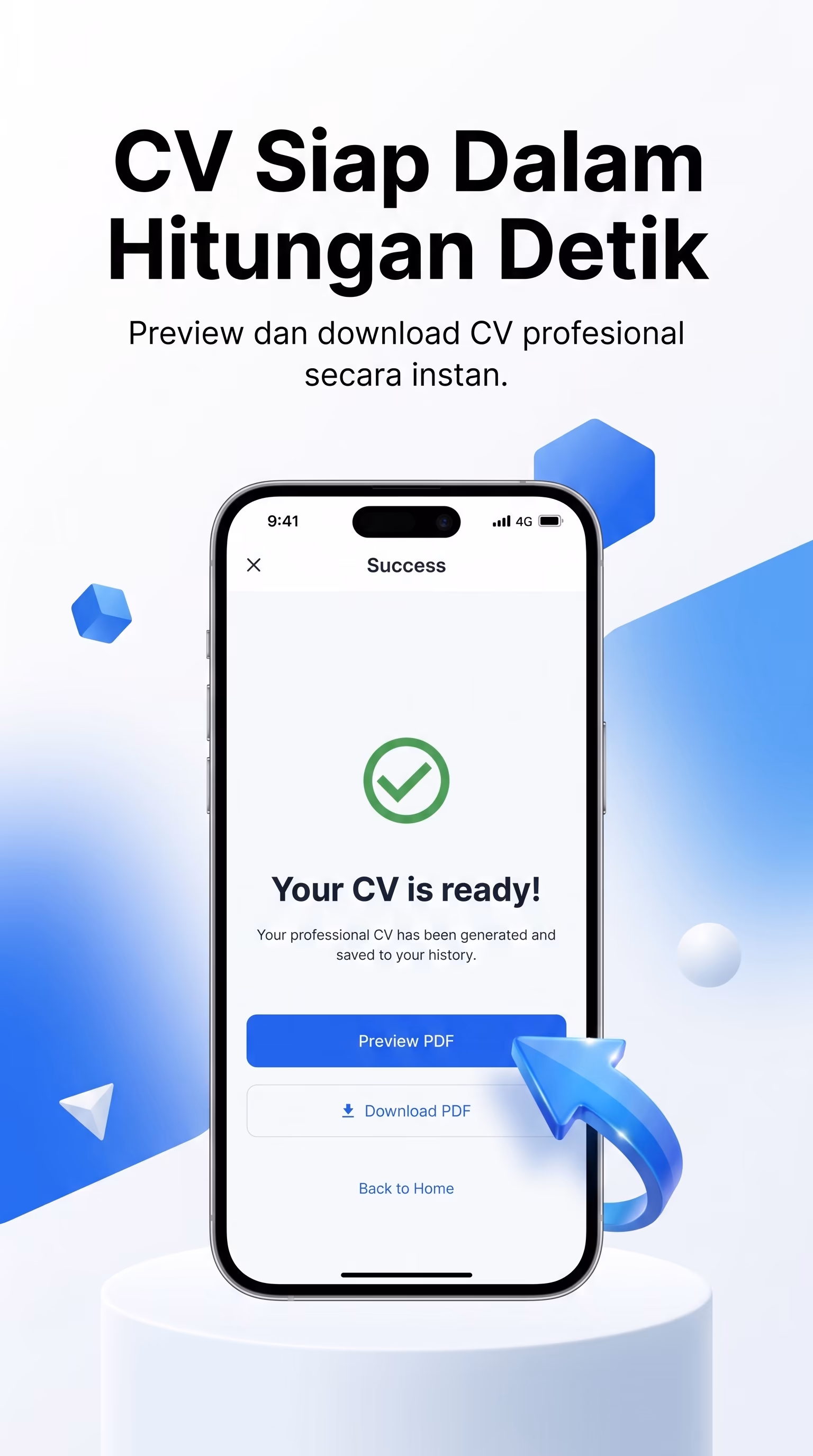 CV ATS Builder screenshot 3 - Dimas Febriyanto Portfolio